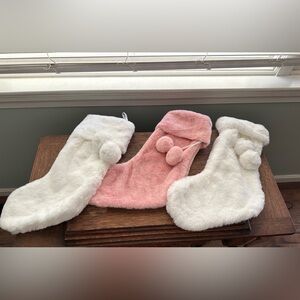 Set of 3 Christmas stockings